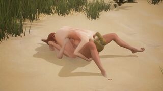 Jungle Life Lesbian Day 3 Evening Catch New Girl EP8 (69, Tribbing, Pussy Licking) - 9 image