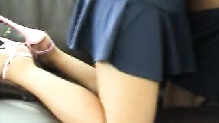 Nasty cute teen lesbians kissing and fingering for orgasm - 3 image