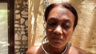 Dominatrix Mistress April  Rose garden 2  ebony female slave training - 4 image