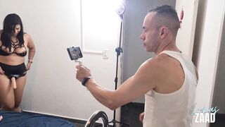 I recorded all the bitching behind the cameras - Making of the lesbo scene with Nicoly Mattos - Soraya Paulista - Fabio Lavatti