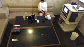 Woman masturbating after singing enthusiastically - 4 image