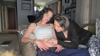 So fascinated with skinny slut's outie belly button | pinching | licking | rubbing | sucking - 1 image