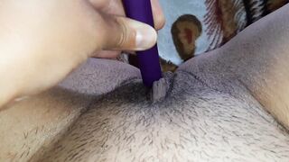 We pass vibrators to each other and cum - Lesbian Illusion Girls - 7 image