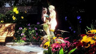 ELVEN WARRIOR MAKES LEGS OF THE QUEEN FOREST TREMBLE | 3D Hentai - 10 image