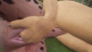 Lesbian Feline Cats Pussy Play | Mouth Full of Piss Ending | Wild Life - 9 image