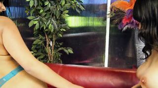 Daisy asks Valery to help her sink a huge tool in her vulva - 15 image