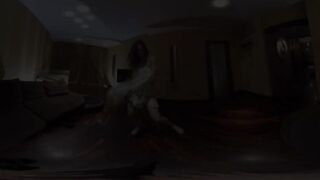 Virtual Porn 360  Teen babes getting horny on a couch - 2 image