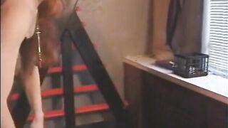 Mature dom has no mercy for the small tits of her shy slave - 6 image