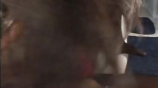 Lightskinned black vixen and inexperienced ebony lesbo fuck with toy - 8 image