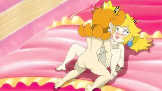 Princess Peach Lesbian Fucking - Princess Peach and Princess Daisy watch online