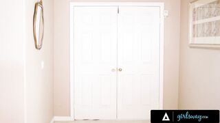 GIRLSWAY - She Has A Hardcore Threesome After She Caught Bella Rolland Cheating With Bunny Colby - 2 image