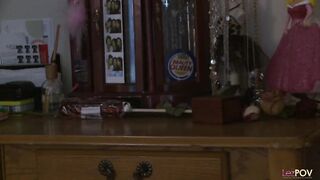 Pretty brunette chick gets her pussy eaten out by a friend - 2 image