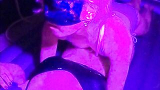 Japanses sex establishment play sexual activity (at a brothel) involving body lotion and an air matt - 4 image