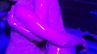 Japanses sex establishment play sexual activity (at a brothel) involving body lotion and an air matt