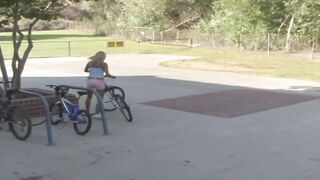 Lesbian Teen Ashley and Scarlett Know How To Enjoy Together - 3 image