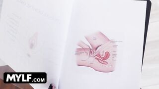 Mylfed - Hot Milf Taught Two Innocent Teen On How To Squirt - 6 image