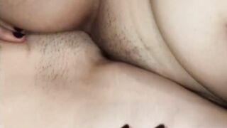 Rubbing my wet pussy against my step-sisters' pussy - 3 image