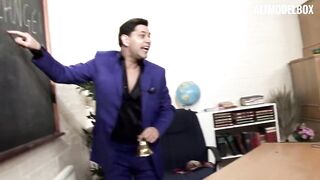 AFTER LESSON INSTEAD TO STARTS HOMEWORK WE DECIDE TO STARTS GREAT LESBIAN ORGY SEX WITH OUR PERFECTS BODIES - 15 image