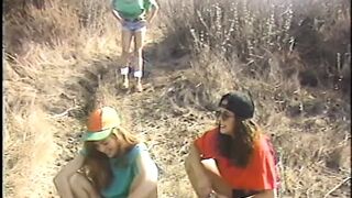 Trio of gorgeous lesbian sluts love to play around with whipping and spanking - 1 image