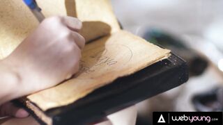 Jessie Saint Does A Love Ritual To Fuck The College Busty Ebony Goddess - 2 image