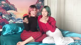 Ersties: Amateur Couple Films Their First Lesbian Sex Video - 13 image
