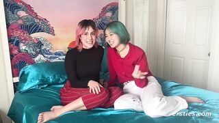 Ersties: Amateur Couple Films Their First Lesbian Sex Video - 7 image