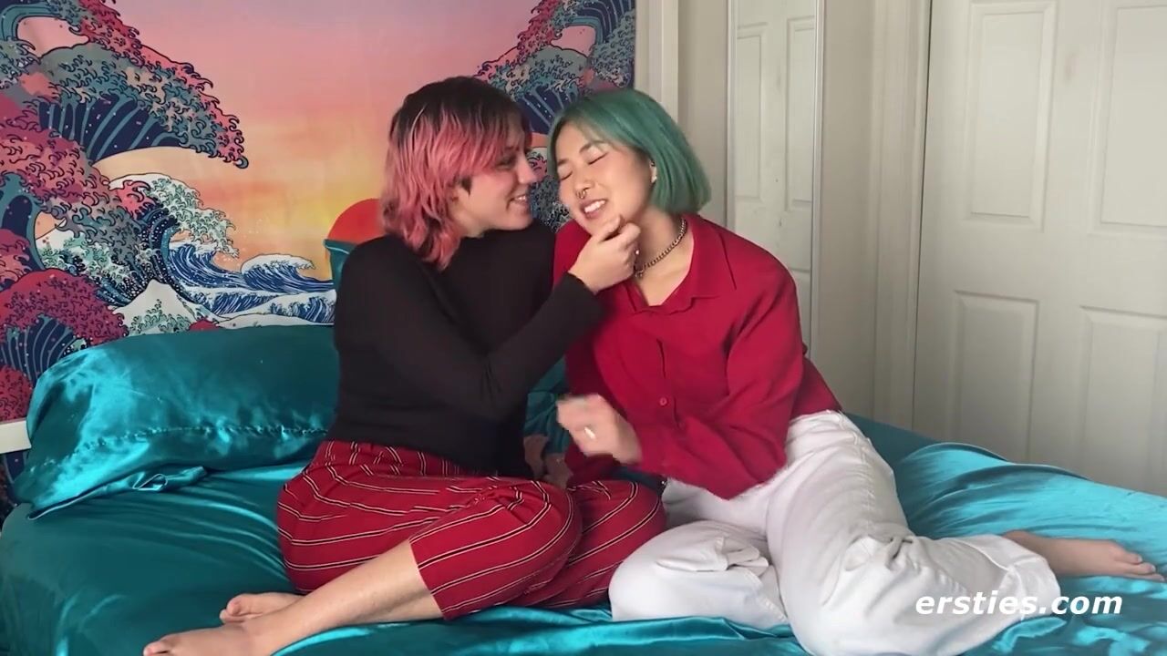Ersties Amateur Couple Films Their First Lesbian Sex Video watch online pic