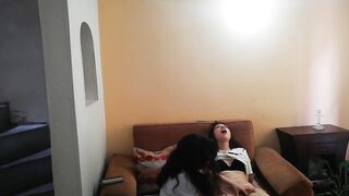 The nurse gives me a pregnancy test with her fingers - 4 image