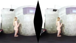 BaDoinkVRcom Squirting Lesbian Latina Teens Enjoy Shower Sex