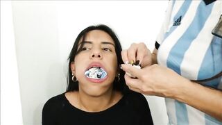 Sexy Girl Gagged With 10 Socks By Hot Latina MILF - 7 image