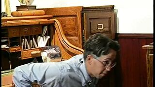 Brunette gets her pussy eaten by her lesbian girlfriend before big dildo fucking - 1 image