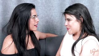 Home alone and my friend Kylei lured me into having hot lesbic sex - 4 image