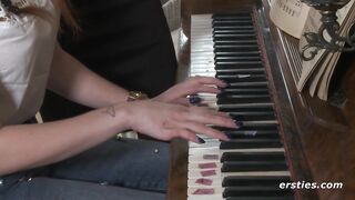 Ersties: Sexy Piano Teacher Tutors Her Mentee In The Ways of Lesbian Sex - 3 image