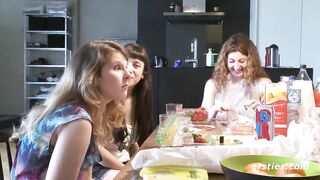 Ersties: Sexy Babe Calls Her Lesbian Friends Over For a Wild Sybian Sex Party - 7 image