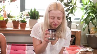 Ersties: Four Sexy Babes Ride a Sybian - 3 image