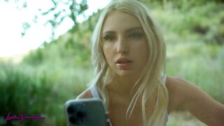 Petite Britt Blair Caught Destiny Cruz Masturbating Outdoor