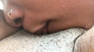 Eating my bestfriend's pussy til she cums, for the first time! - 6 image