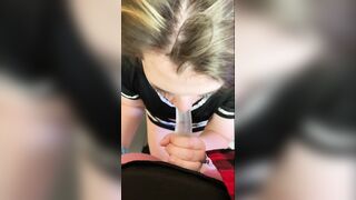 Goth School Girl Gets Railed In School Bathroom - 2 image