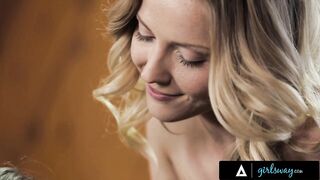 GIRLSWAY - Riley Reid Is Facefucked And Ridden Hard By Karla Kush And Her Minion To Find The Truth - 4 image