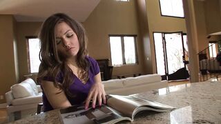 blond and brunette model hard masturbation