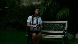 Hot ass blonde and black hair coed dildo fucking in shower - 3 image