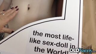 OLDNANNY Mature Blonde Lacey Starr And Doll Like Lesbian Zara Du Rose - 3 image