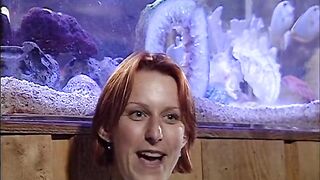 Cheerleader lesbos have a swim before sex - 4 image