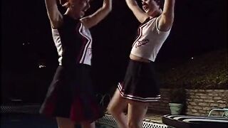 Cheerleader lesbos have a swim before sex - 6 image