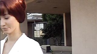 Redhaired beuaty seduces her classmate for nasty Sapphic games - 5 image