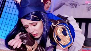 Caitlyn became a slave for Vi's pleasure and they fucked each other - CUT version - 3 image