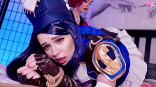 Caitlyn became a slave for Vi's pleasure and they fucked each other - CUT version - 4 image