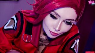 Caitlyn became a slave for Vi's pleasure and they fucked each other - CUT version - 7 image