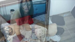 Abrilfox and Samanta, two beautiful girls use their double tip to double their pleasure - 1 image
