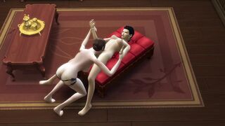 Lady Alla plays with her maid - 5 image